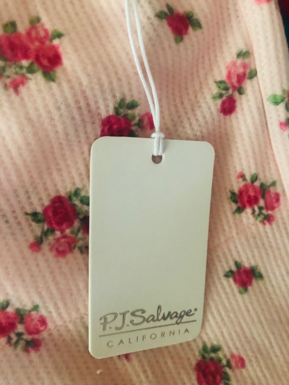 NWT PJ Salvage Matching Set Lounge To Bed In Bushel of Roses SZ LG - Picture 11 of 12